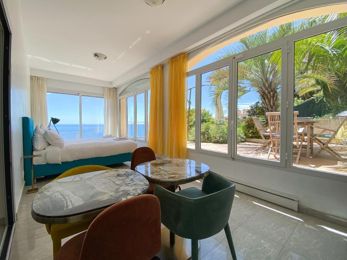 Villa L'Ensoleillee Vue Panoramique Mer, 250 M De La Plage Et Du Centre Ville Ментона Экстерьер фото