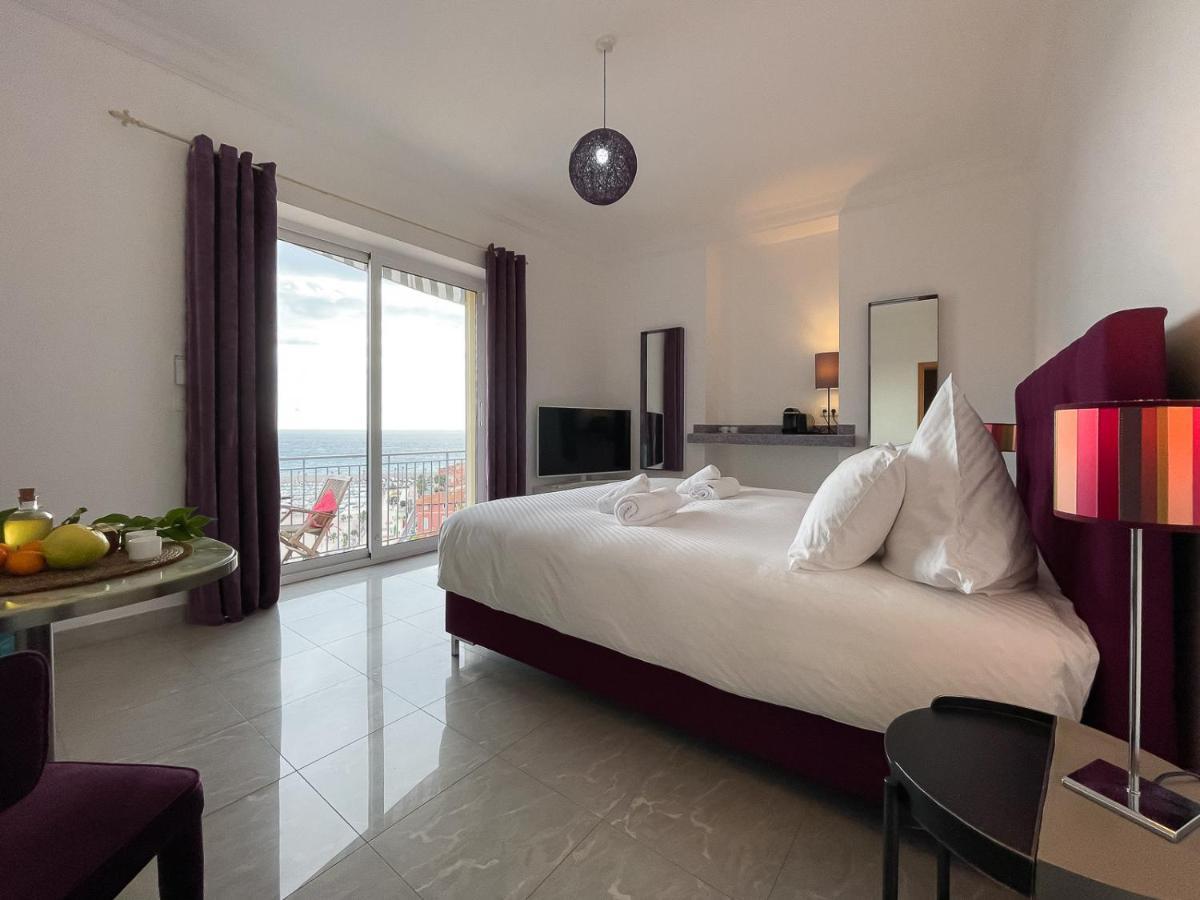 Villa L'Ensoleillee Vue Panoramique Mer, 250 M De La Plage Et Du Centre Ville Ментона Экстерьер фото