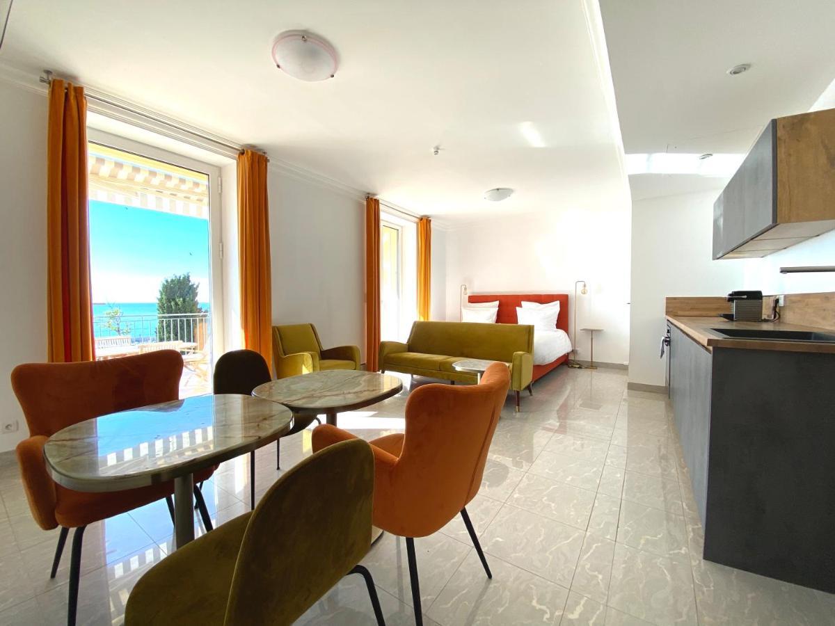 Villa L'Ensoleillee Vue Panoramique Mer, 250 M De La Plage Et Du Centre Ville Ментона Экстерьер фото