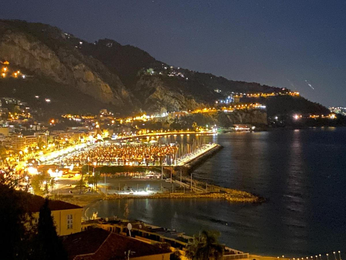 Villa L'Ensoleillee Vue Panoramique Mer, 250 M De La Plage Et Du Centre Ville Ментона Экстерьер фото